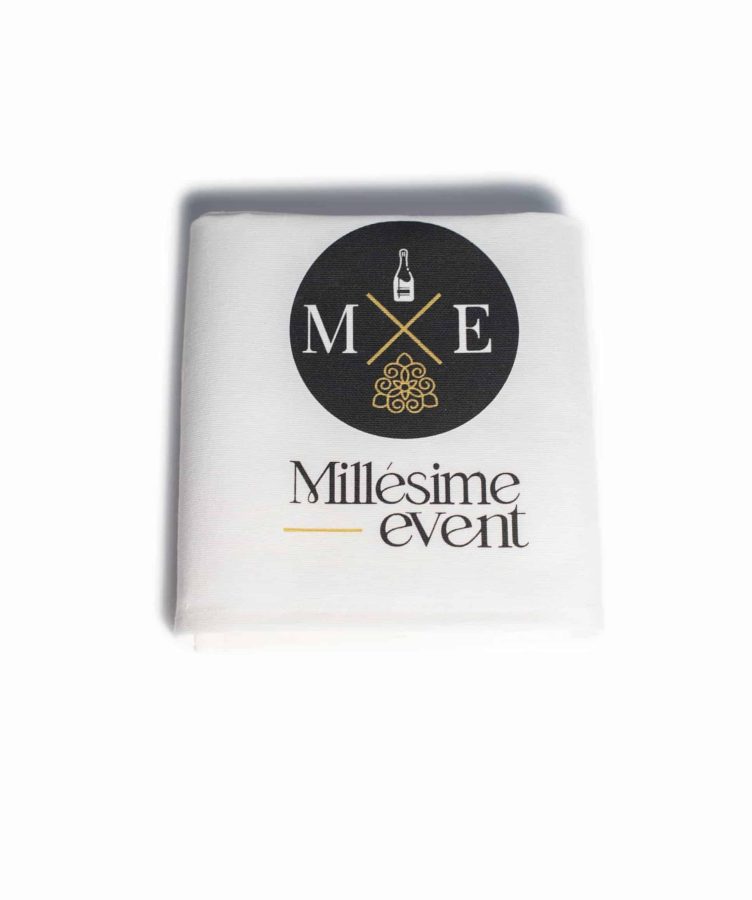 Serviette de sommelier personnalisé Millésime Event