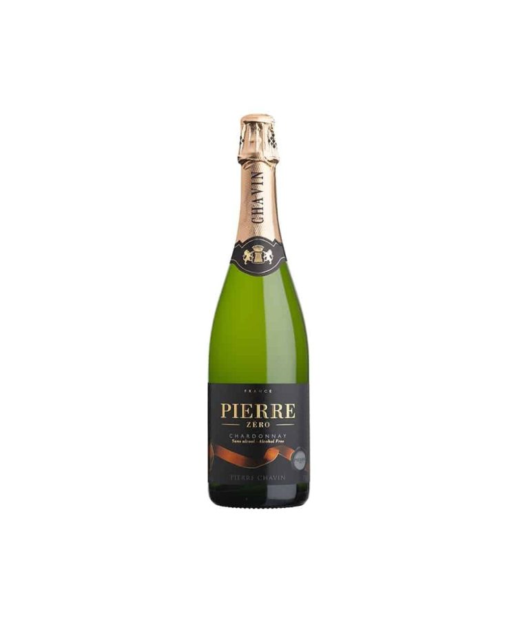 Pierre Zéro Chardonnay - effervescent blanc - Boisson sans alcool - 75 cl